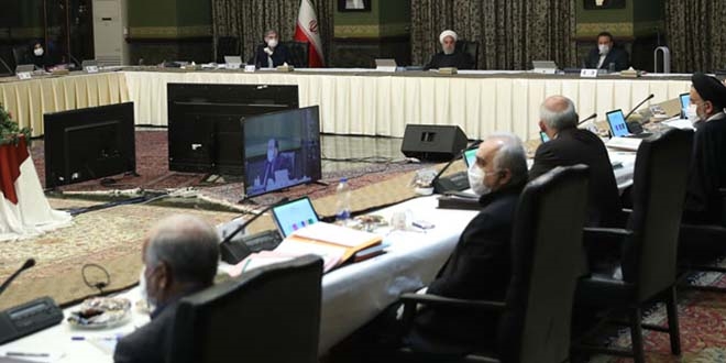 İran Bakanlar Kurulu'nda koronavirüs önlemi