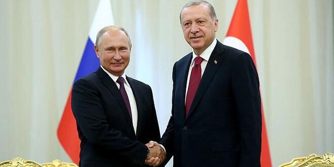 Cumhurbaşkanı Erdoğan, Putin ile görüştü