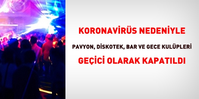 İçişleri Bakanlığı'ndan 'eğlence mekanları' genelgesi