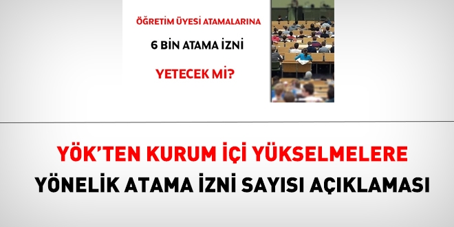 YK: Kurum ii ykselmeler atama saysna tabi deil!