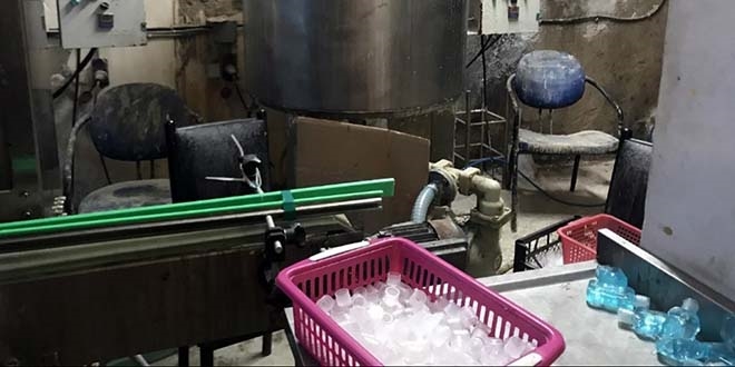 �stanbul'da sahte dezenfektan �reten i� yerine bask�n