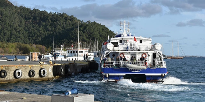 Marmaris-Rodos feribot seferleri durduruldu