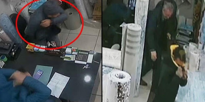 Müşteri hapşırdı, mağaza bir anda karıştı