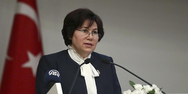 Dan��tay Ba�kan�, �al��ma arkada�lar�yla vedala�t�