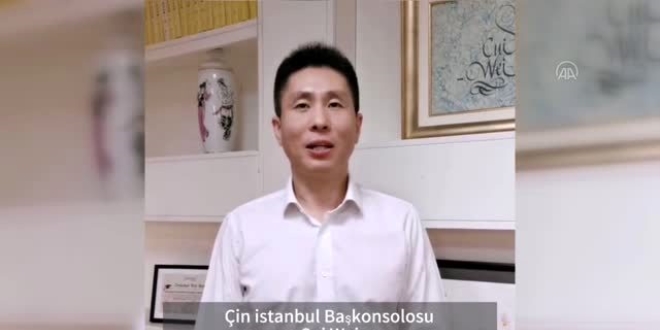 Çin'in İstanbul Başkonsolosluğundan sağlık çalışanlarına destek videosu