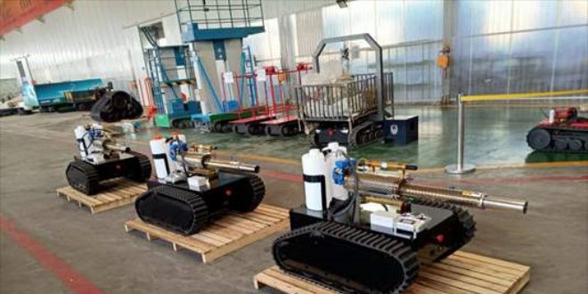 'Salgın karşıtı robot' koronavirüsle mücadele edecek