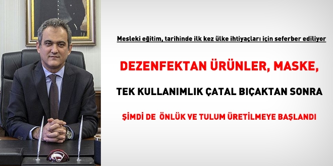 Mesleki eğitim, tarihinde ilk kez, ülke ihtiyaçları için seferber ediliyor