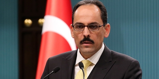 �brahim Kal�n'dan 'evde kal' mesaj�