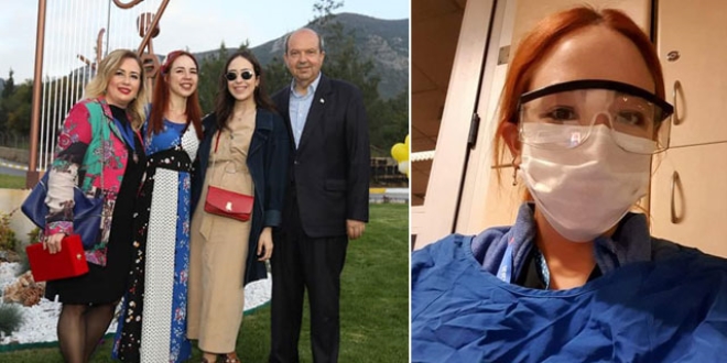 KKTC Ba�bakan�'n�n doktor k�z�, g�n�ll� olarak �al���yor