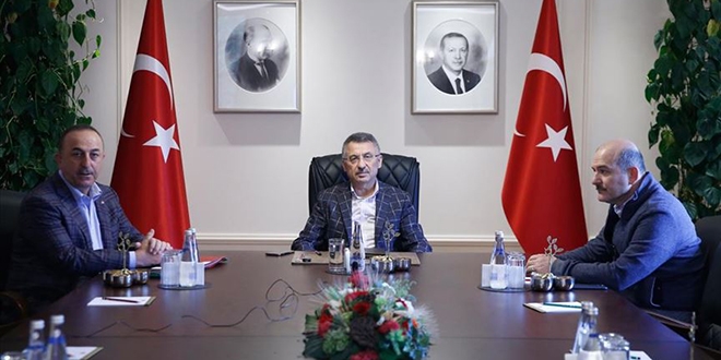 Çankaya Köşkü'nde 'koronavirüs tedbirleri' toplantısı