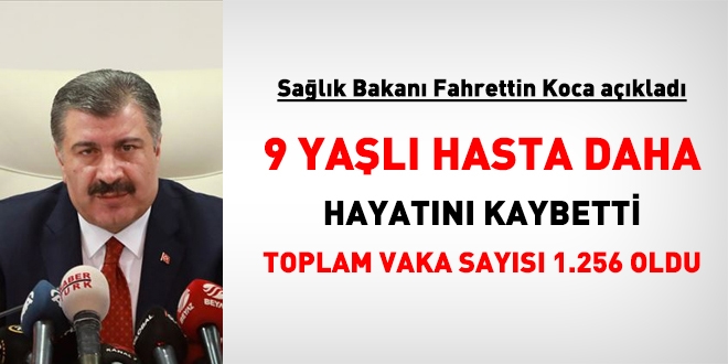 Bakan Koca: 9 yal hasta daha hayatn kaybetti