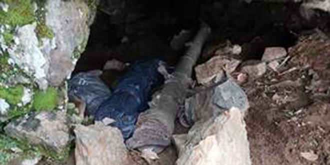 PKK mağarasında dolu füze bulundu