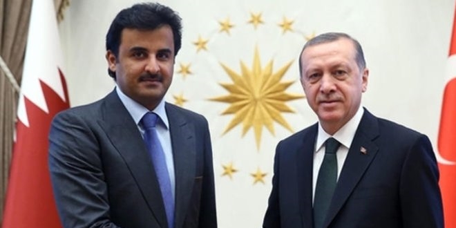 Cumhurbakan Erdoan, Katar Emiri ile telefonda grt