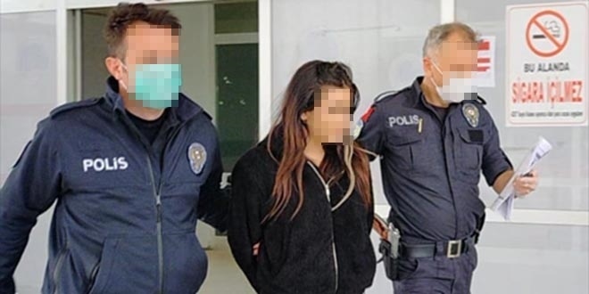 Doktoru darbettiği iddia edilen kadın tutuklandı