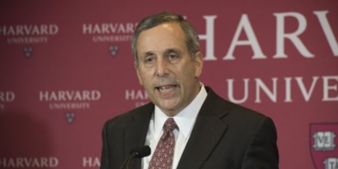 Harvard Üniversitesinin rektörü ve eşinde Kovid-19 çıktı