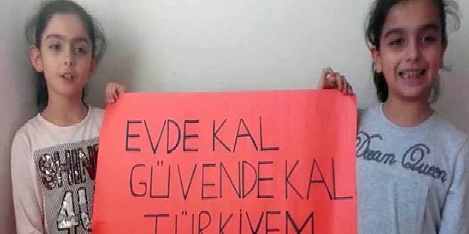 Öğrencilerden 'Evdekal' klipi büyük ilgi gördü