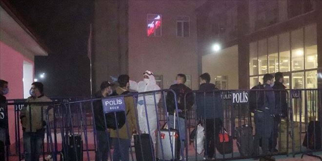 KKTC'den getirilen 130 kişi Uşak'ta karantinaya alındı