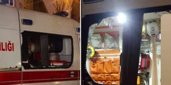 Ambulansa saldıran zanlılar adliyeye sevk edildi