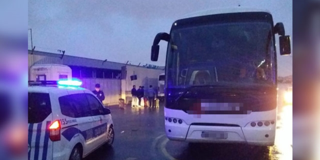 'İzin belgesiz taşımacılık' yapan otobüs şoförüne ceza