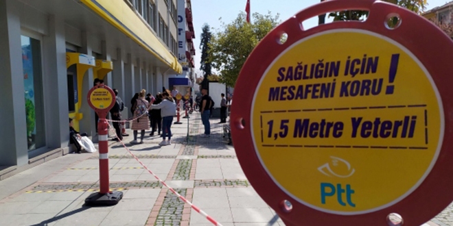 PTT, 'sosyal mesafe' kuralını uygulayacak