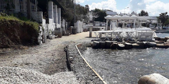 3 bin yıllık antik kentin kıyısında kaçak inşaata mühür