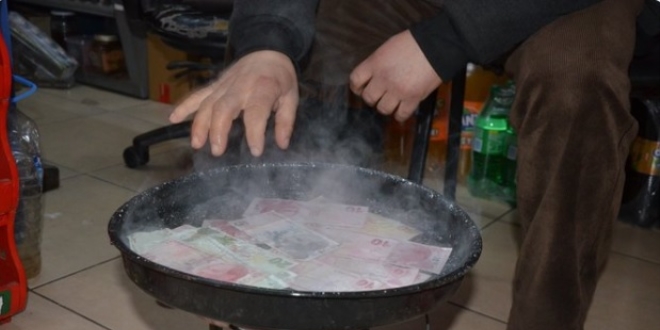 Ordulu esnaf paralar� 100 derecede kaynat�yor