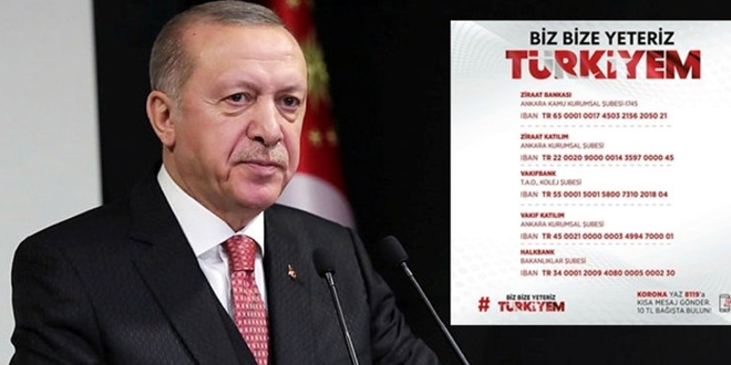 'Milli Dayanışma Kampanyası'na destek devam ediyor