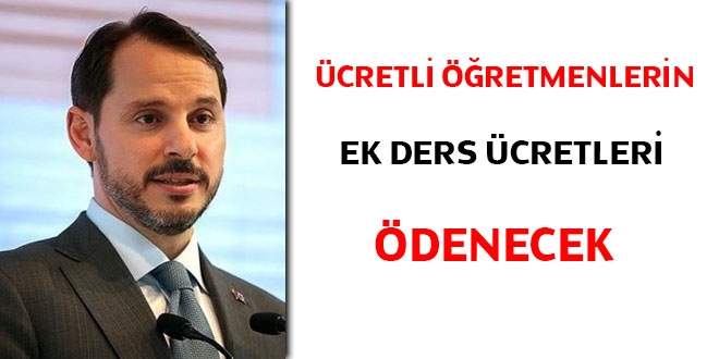 Ücretli öğretmenlerin ek dersleri ödenecek
