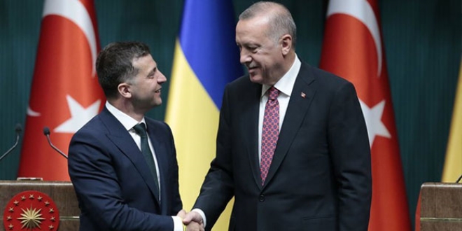 Erdoan, Ukrayna Cumhurbakan ile telefonda grt