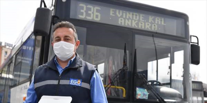 Başkentte toplu taşıma araçlarına maskesiz yolcu alınmıyor
