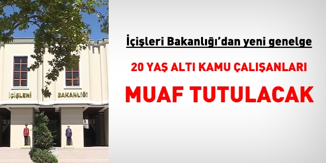 İçişlerinden, 20 yaş altındakilere getirilen 'sokağa çıkma yasağı'yla ilgili ek genelge