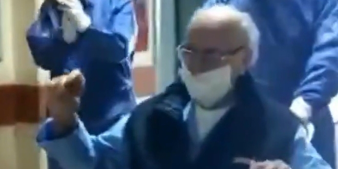 95 yaşında korona virüsü yendi