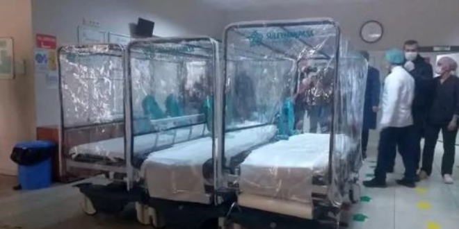 Tekirda�'da izolasyonlu sedye kabinleri kullan�lmaya ba�land�