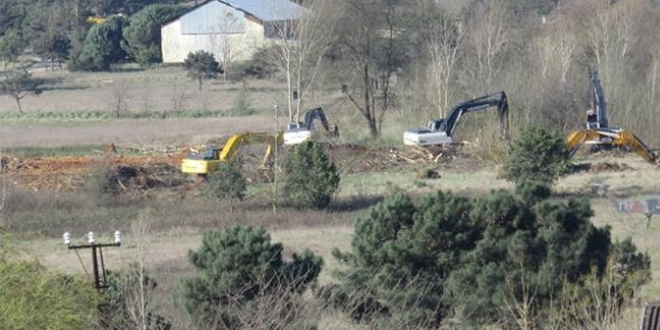 Salgın hastanesinin yapımına başlandı. 45 günde bitecek