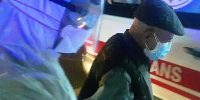 Ateşi yüksek çıkınca oğlu kaçırmaya çalışmıştı, karantinaya alındı