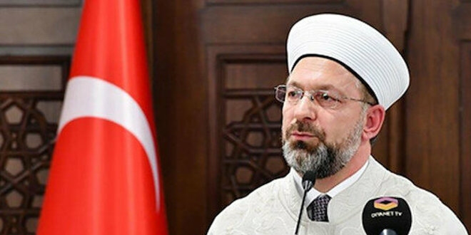 Erbaş: Koronavirüsten ölenler hükmen şehit sayılır