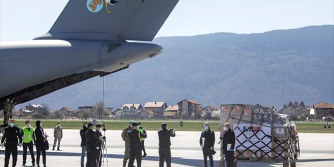MSB: Türkiye'nin gönderdiği sağlık malzemeleri Bosna Hersek'e ulaştı