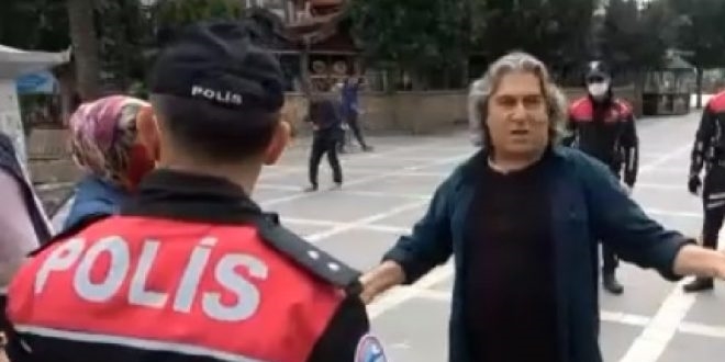 Maske takmayan vatandaş: Bu virüs bir siyonist oyunu