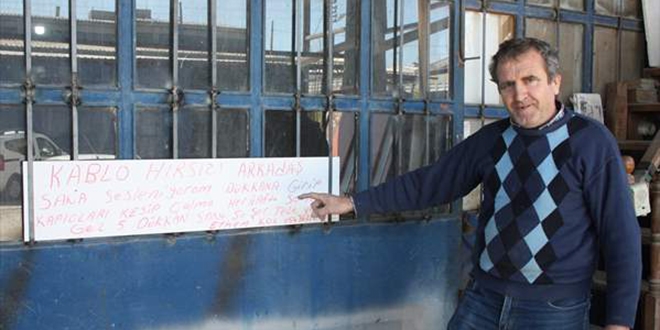 �� yerleri 6 kez soyulan esnaf: H�rs�zl�k yapma, haftal�k verelim