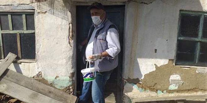 C�MER'e talep etti, karantina b�lgesindeki hayvanlar�n�n yemlenmesini sa�lad�