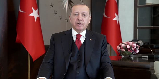 Erdo�an, �anl�urfa'n�n 100. kurtulu� y�l d�n�m�n� videolu mesajla kutlad�