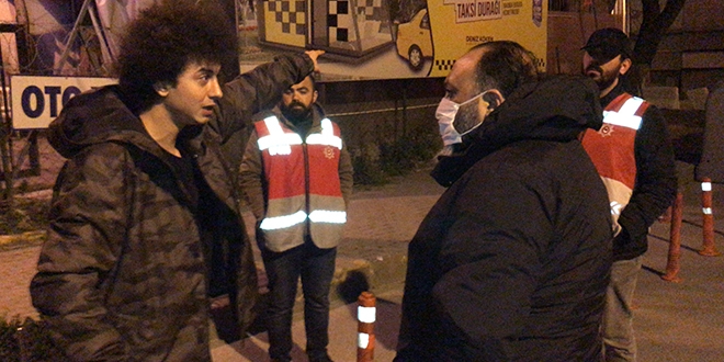 Sokağa çıkma yasağını deldi, 'Allah bana ceza veriyor' dedi