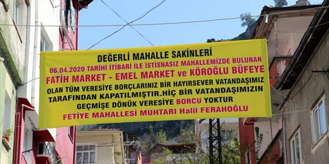İki 'hızır' 5 bakkalın veresiye defterini satın aldı