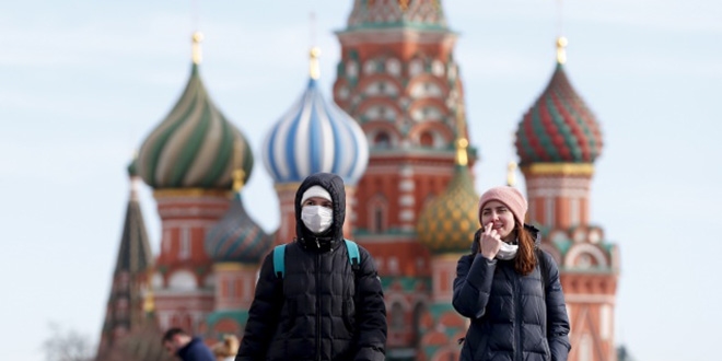 Rusya'da koronavirs vaka says 15 bini geti