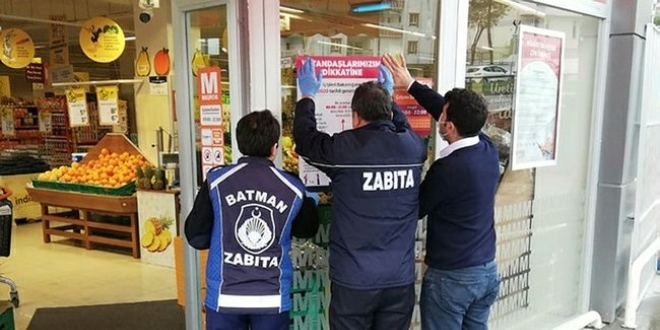 Batman'da tedbirlerini ihlal eden 512 kişiye para cezası