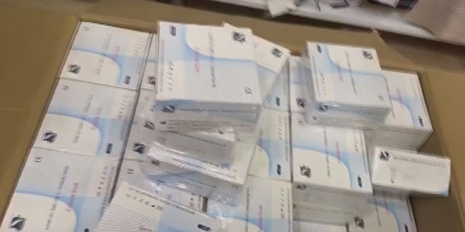 Kaçak satılan 5 bin 575 koronavirüs test kitine el konuldu