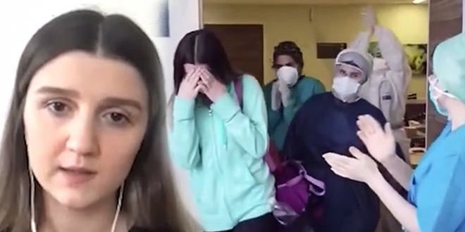 24 yaşındaki Hilal hemşire virüsü yendi