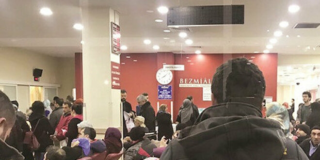 Virüs kapsamında hastanelerin acilleri yarı yarıya boşaldı