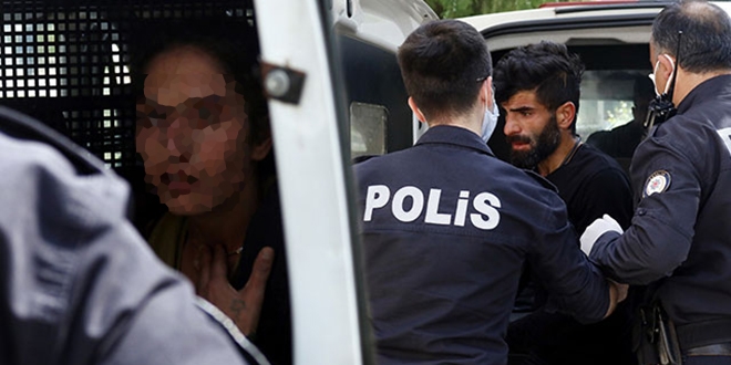 Boşanma aşamasındaki eşine dehşeti yaşattı