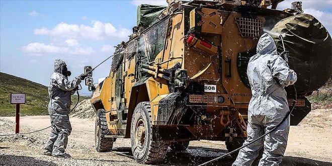 KBRN timlerinin sınır hattında 'koronavirüs' nöbeti